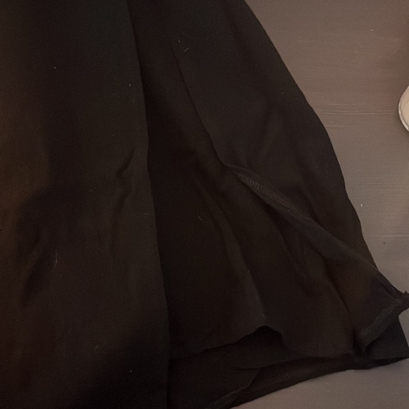 Short black cotton skirt with thin built-in shorts - Picture 4 of 4